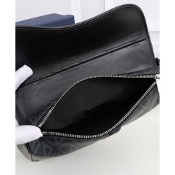 Fake Christian Dior Saddle Bag Black Replica