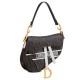Replica Christian Dior Saddle Bag Black