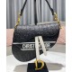 Replica Christian Dior Saddle Bag Black