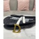 Replica Christian Dior Saddle Bag Black