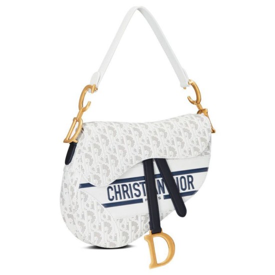 Replica Christian Dior Saddle Bag Cream