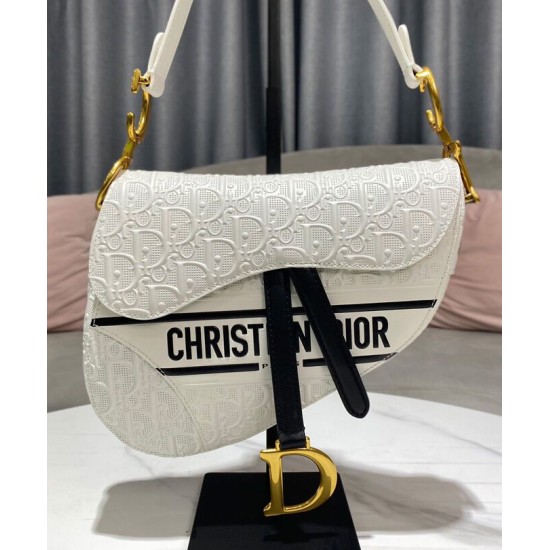 Replica Christian Dior Saddle Bag Cream