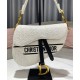 Replica Christian Dior Saddle Bag Cream