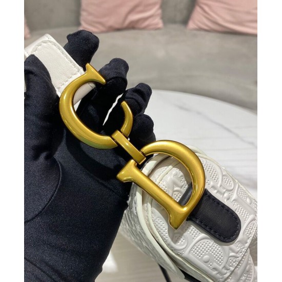 Replica Christian Dior Saddle Bag Cream