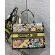 Replica Christian Dior Medium Dior Book Tote Yellow