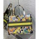 Replica Christian Dior Medium Dior Book Tote Yellow