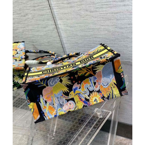 Replica Christian Dior Medium Dior Book Tote Yellow