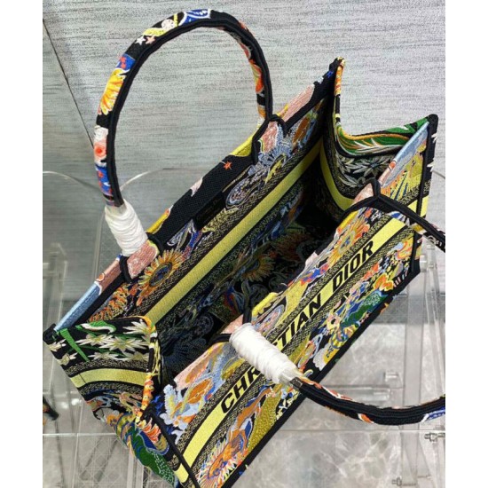 Replica Christian Dior Medium Dior Book Tote Yellow