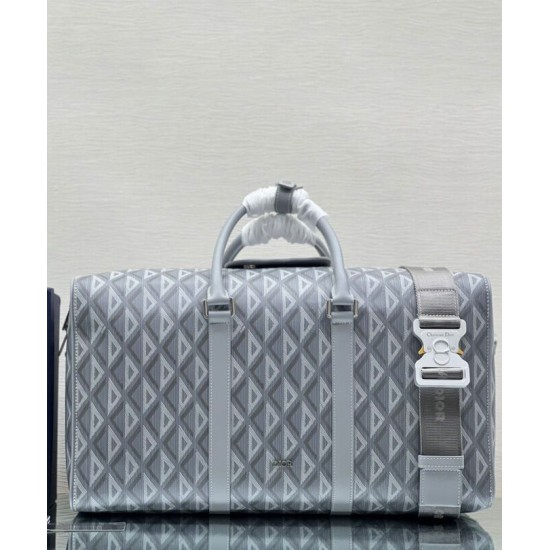 Replica Christian Dior Lingot 50 Duffle Bag Gray