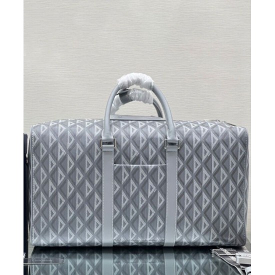 Replica Christian Dior Lingot 50 Duffle Bag Gray