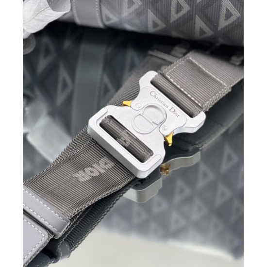Replica Christian Dior Lingot 50 Duffle Bag Gray