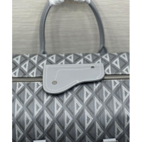 Replica Christian Dior Lingot 50 Duffle Bag Gray