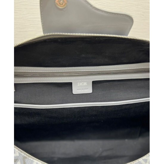 Replica Christian Dior Lingot 50 Duffle Bag Gray