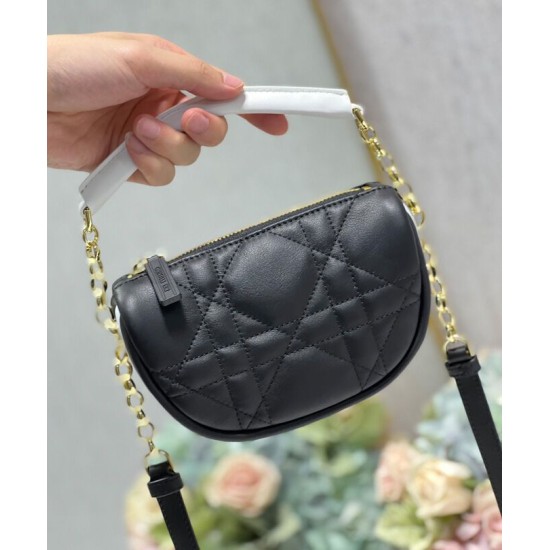 Replica Christian Dior Micro Dior Vibe Hobo Bag Black