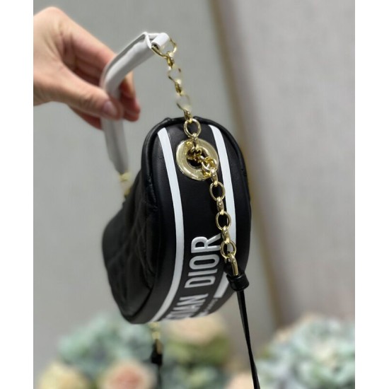 Replica Christian Dior Micro Dior Vibe Hobo Bag Black