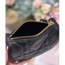 Replica Christian Dior Micro Dior Vibe Hobo Bag Black