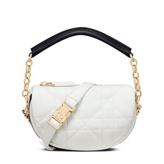 Fake Christian Dior Micro Dior Vibe Hobo Bag Cream Replica