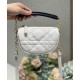 Fake Christian Dior Micro Dior Vibe Hobo Bag Cream Replica