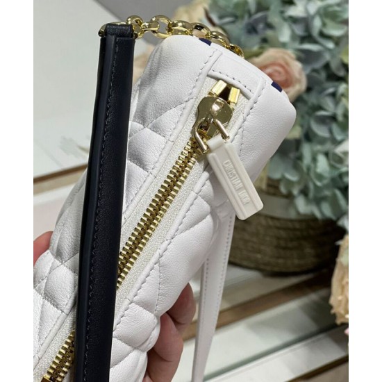 Fake Christian Dior Micro Dior Vibe Hobo Bag Cream Replica
