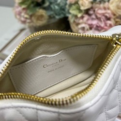 Fake Christian Dior Micro Dior Vibe Hobo Bag Cream Replica