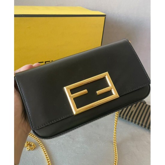 Replica Wallet On Chain With Pouches Black