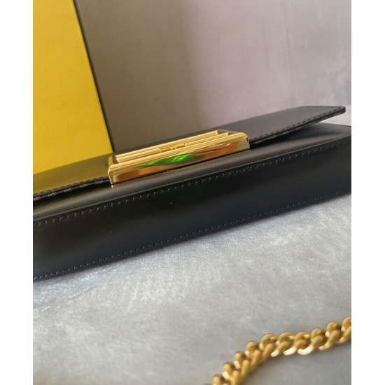 Replica Wallet On Chain With Pouches Black