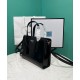 Replica Prada Re-Edition 1995 Brushed-Leather Mini Handbag Black