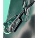 Replica Prada Re-Edition 1995 Brushed-Leather Mini Handbag Black