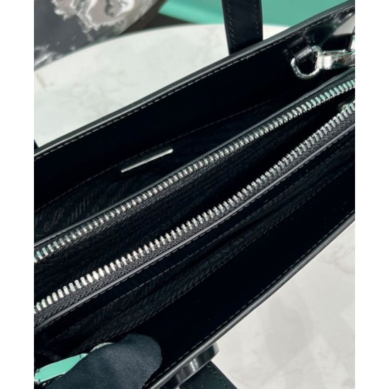 Replica Prada Re-Edition 1995 Brushed-Leather Mini Handbag Black