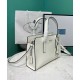 Replica Prada Re-Edition 1995 Brushed-Leather Mini Handbag Cream
