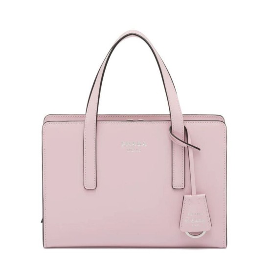 Fake Prada Re-Edition 1995 Brushed-Leather Mini Handbag Pink Replica