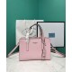 Fake Prada Re-Edition 1995 Brushed-Leather Mini Handbag Pink Replica
