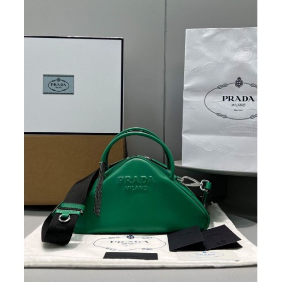Replica Prada Triangle Bag Green
