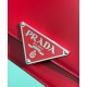 Replica Prada Embleme Brushed-Leather Bag Red