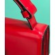 Replica Prada Embleme Brushed-Leather Bag Red