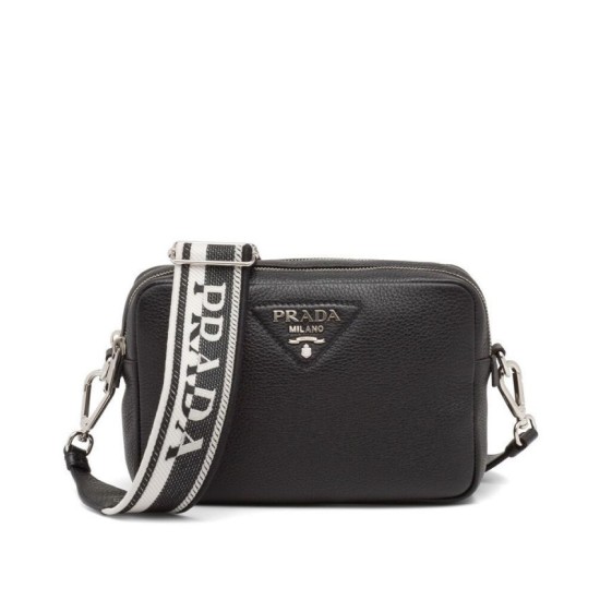 Replica Prada Bag With Shoulder Strap Black