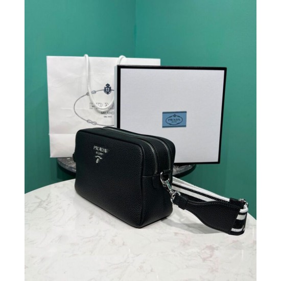Replica Prada Bag With Shoulder Strap Black