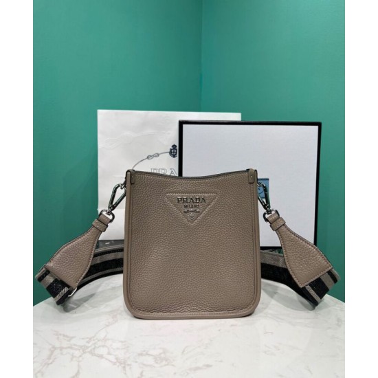 Replica Prada Mini Shoulder Bag Gray