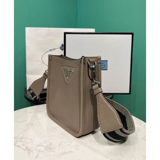 Replica Prada Mini Shoulder Bag Gray