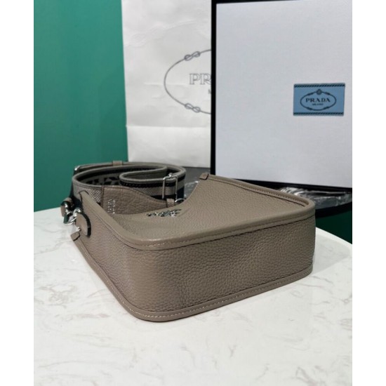 Replica Prada Mini Shoulder Bag Gray