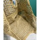Replica Prada Raffia Tote Bag Apricot