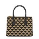 Replica Prada Borsa Prada Galleria Medium In Tessuto Jacquard Apricot