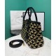 Replica Prada Borsa Prada Galleria Medium In Tessuto Jacquard Apricot