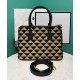 Replica Prada Borsa Prada Galleria Medium In Tessuto Jacquard Apricot