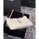 Replica YSL Saint Laurent Mini Leather Shoulder Bag Cream