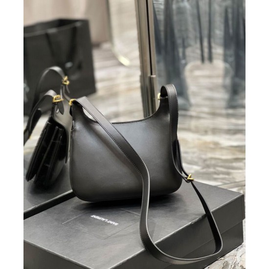 Fake YSL Saint Laurent Charlie Medium Shoulder Bag In Smooth Leather Black Replica Fake YSL Saint Laurent Charlie Medium Shoulder Bag In Smooth Leather Black Replica