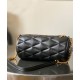 Fake YSL Saint Laurent Sade Mini Tube Bag In Quilted Lambskin Black Replica