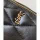 Fake YSL Saint Laurent Sade Mini Tube Bag In Quilted Lambskin Black Replica