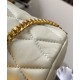 Fake YSL Saint Laurent Sade Mini Tube Bag In Quilted Lambskin Cream Replica