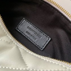 Fake YSL Saint Laurent Sade Mini Tube Bag In Quilted Lambskin Cream Replica
